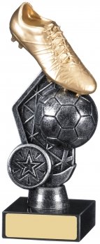 6.75Inch FOOTBALL BOOT AND BALL TROPHY