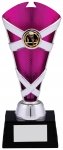 8.25"SILVER PINK TROPHY