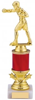9.5inch GOLD RED BOXING TROPHY