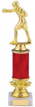 10.5inch GOLD RED BOXING TROPHY