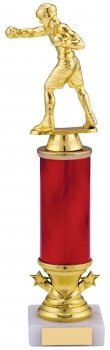 11.5inch GOLD RED BOXING TROPHY