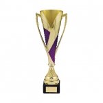 14.5" GOLD AND PURPLE TROPHY