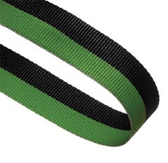 GREEN AND BLACK 22MM WIDE
