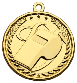 50MM GOLD REFEREE MEDAL T/40