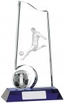 8" FOOTBALL GLASS AWARD