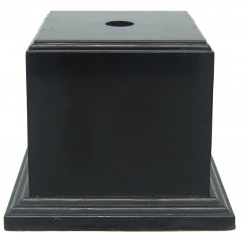 58mm Sq BLACK WEIGHTED BASE