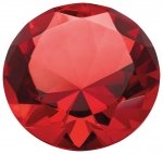 80mm RED DIAMOND PAPERWEIGHT