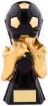 8.75" BLACK AND GOLD GRAVITY FOOTBALL TROPHY