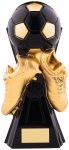 10.25" BLACK AND GOLD GRAVITY FOOTBALL TROPHY