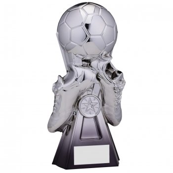 6.25inch GRAVITY BOOT AND BALL FOOTBALL TROPHY