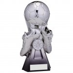 7.5" GRAVITY BOOT AND BALL FOOTBALL TROPHY