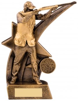 7.25inch CLAY SHOOTING TROPHY