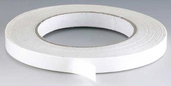 WHITE DOUBLE SIDED TAPE 0.5inch