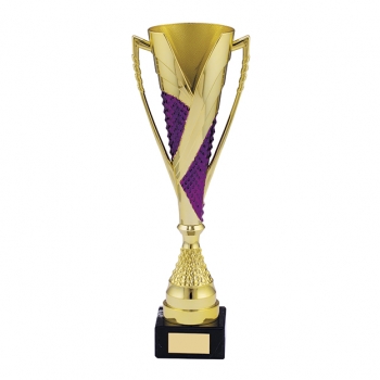 15Inch GOLD AND PURPLE TROPHY