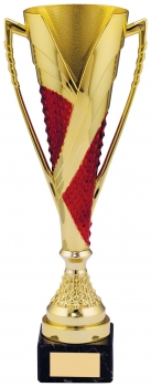 14.5inch GOLD RED TROPHY