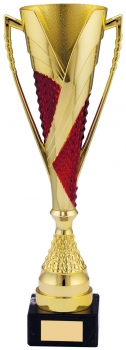 15.75inch GOLD RED TROPHY