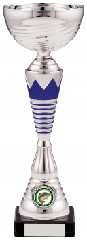 11InchSILVER AND BLUE TROPHY
