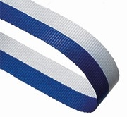 BLUE AND WHITE 22MM WIDE