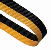 BLACK AND YELLOW 22MM WIDE