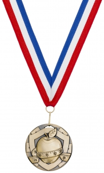 50mmSLIMMING MEDAL WITH RIBBON