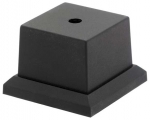 2.25" x 2.25" BLACK WEIGHTED BASE