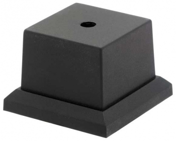 BLACK WEIGHTED BASE 2.75x2.75inch PACK 24