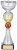 8"SILVER AND GOLD TROPHY
