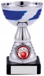 5"SILVER BLUE CUP TROPHY