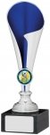 8.25" SILVER BLUE TROPHY
