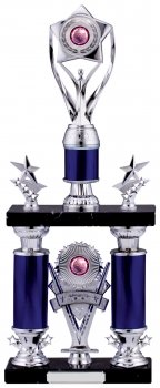 19.25InchBLUE TUBE HOLDER TROPHY