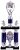 19.25"BLUE TUBE HOLDER TROPHY