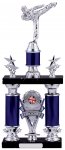 18"BLUE TUBE KARATE TROPHY