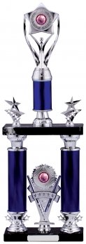 22.25InchBLUE TUBE HOLDER TROPHY
