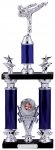 21"BLUE TUBE KARATE TROPHY