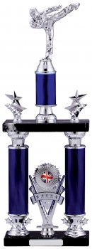 21InchBLUE TUBE KARATE TROPHY