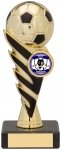 160mm PEGASUS FOOTBALL TROPHY GOLD/BLACK