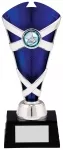 8.25"SILVER BLUE TROPHY