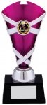 7.5"SILVER PINK TROPHY