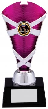 7.5InchSILVER PINK TROPHY