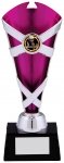 8.75"SILVER PINK TROPHY