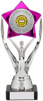 200mm SILVER PINK TROPHY