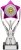 200mm SILVER PINK TROPHY