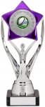 200mm SILVER PURPLE TROPHY