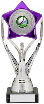 200mm SILVER PURPLE TROPHY