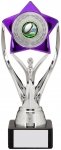 210mm SILVER PURPLE TROPHY