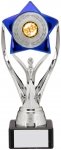 210mm SILVER BLUE TROPHY