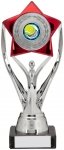 200mm SILVER RED TROPHY