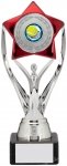 210mm SILVER RED TROPHY