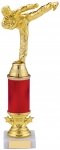10.5" GOLD RED KARATE TROPHY