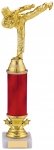11.5" GOLD RED KARATE TROPHY
